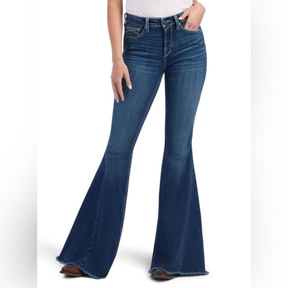 Ariat Denim - ARIAT Women's High Rise Martha Extreme Flare sz 30 x XL NWT